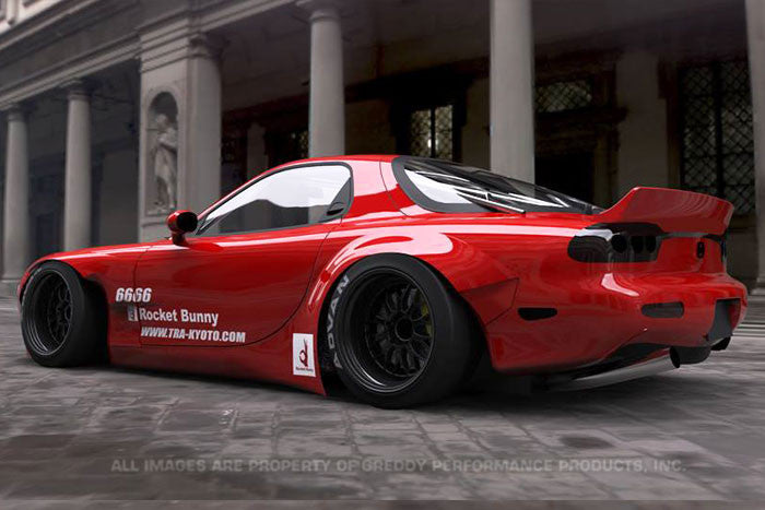 GReddy 92-02 Mazda RX-7 Rocket Bunny FD3S Duck-Tail Wing V2