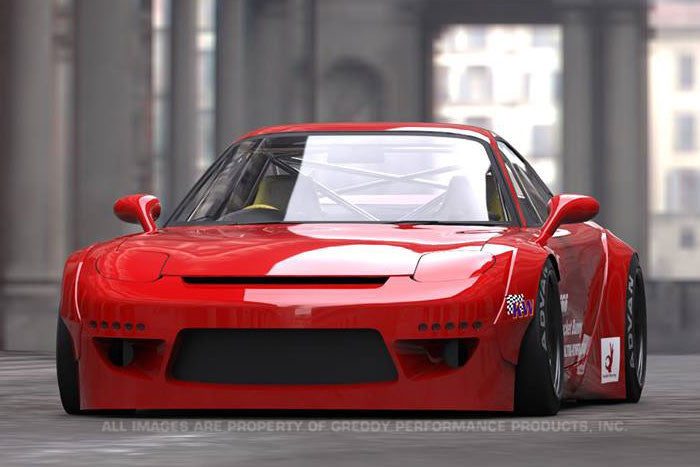 GReddy 93-95 Mazda RX-7 Rocket Bunny Full FD3S Wide-Body Aero Kit Ver. 2