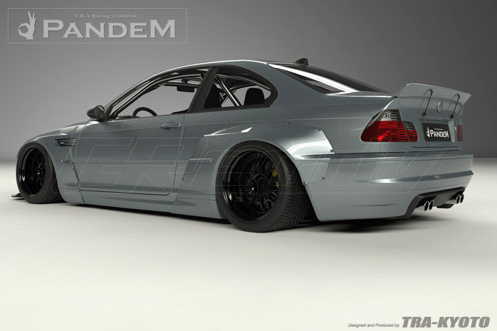 GReddy 99-06 BMW E46 Coupe Pandem Wide Body Rear Fenders (SPECIAL ORDER) - 0