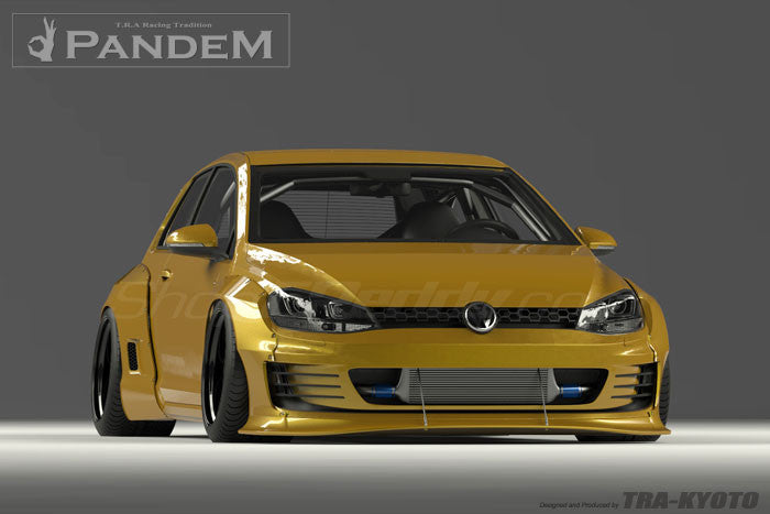 GReddy 2015+ Volkswagen GTI MK7 3-DR Pandem Rocket Bunny Front Lip (Support Rods Only)