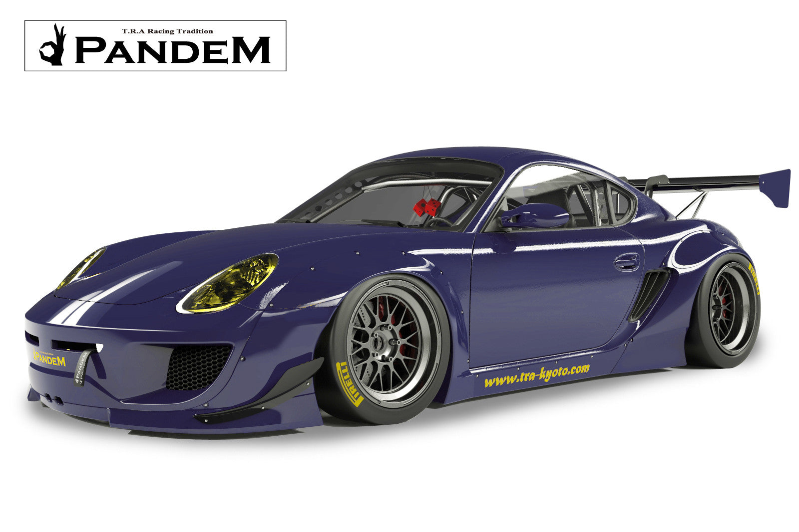 GReddy 09-12 Porsche Cayman Pandem Rocket Bunny Side Skirts Only