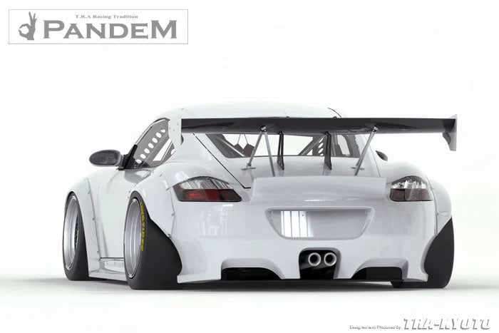 GReddy Pandem RB 09-12 Porsche Cayman V2 Rear Over-Fenders (Special Order)