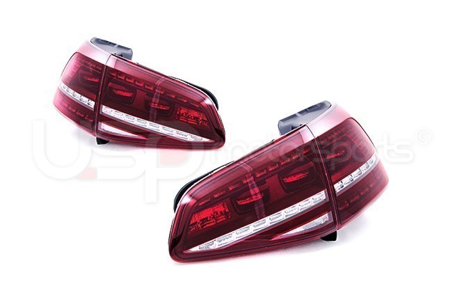 LED Tail Light Set - Dark Cherry For MK7 GTI/Golf R