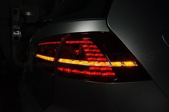 LED Tail Light Set - Dark Cherry For MK7 GTI/Golf R