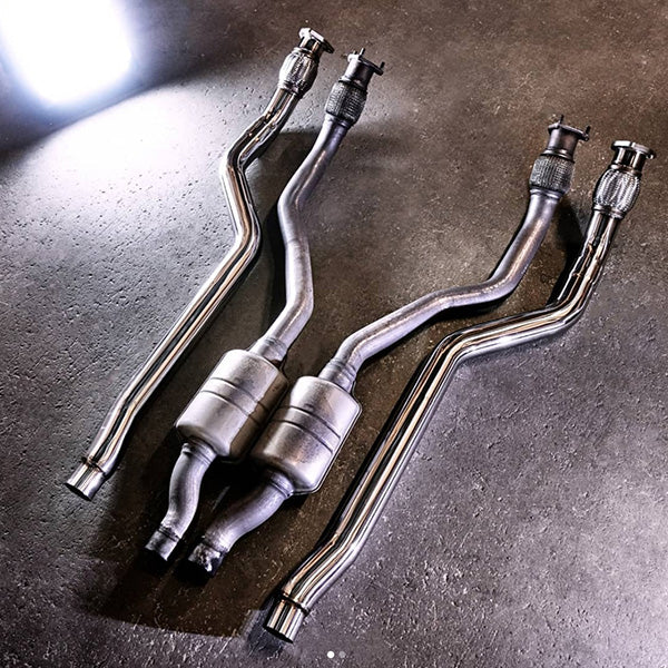 CTS Turbo Audi 3.0T Supercharged V6 Downpipe Set - 0