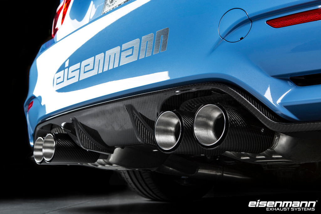 Eisenmann F8X M3 / M4 Performance Exhaust + 4x90 Carbon Tip Set