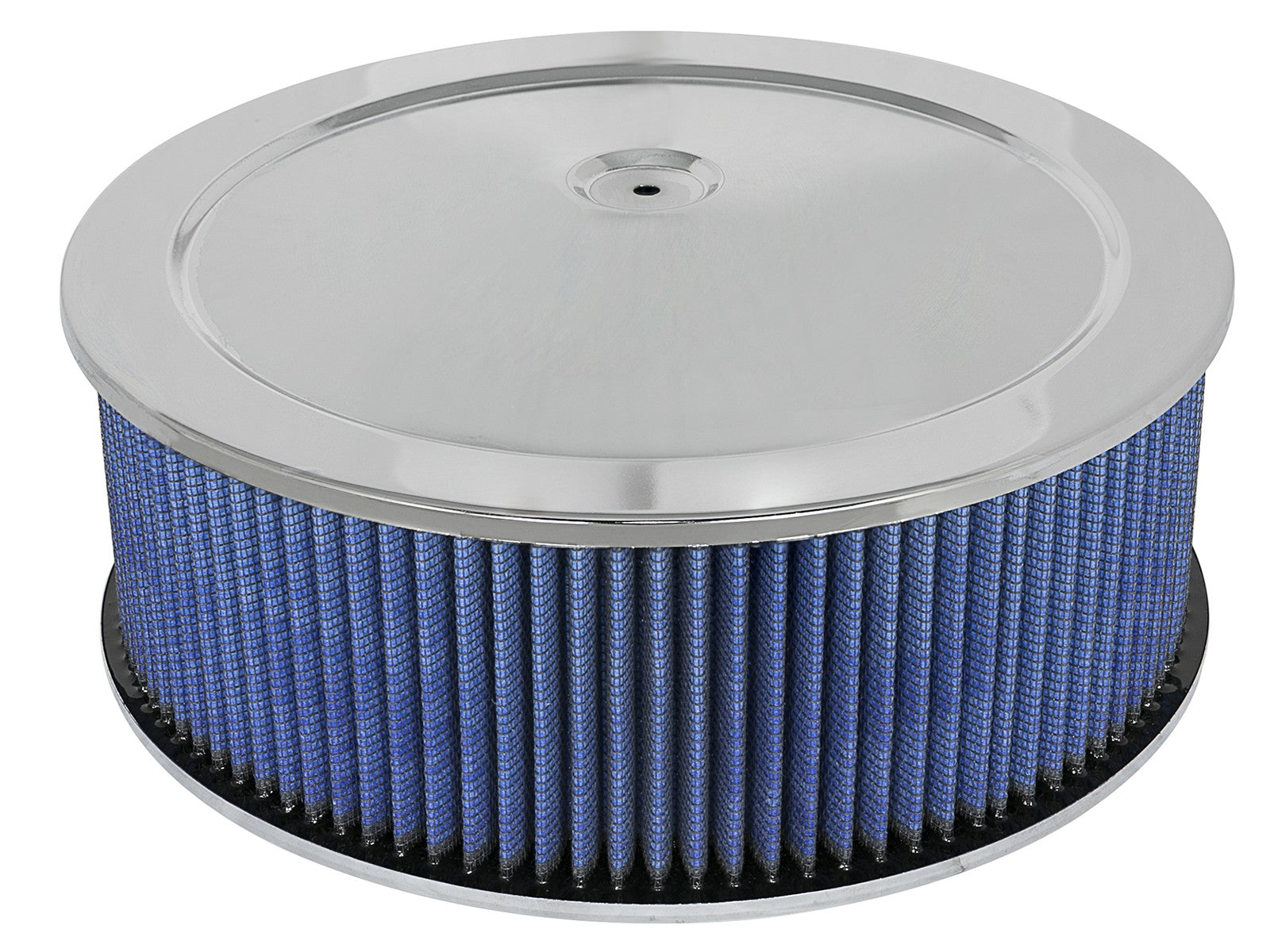 Magnum FLOW Round Racing Air Filter w/ Pro 5R Media 14 IN OD x 5 H IN w/ Expanded Metal and Chrome Pans