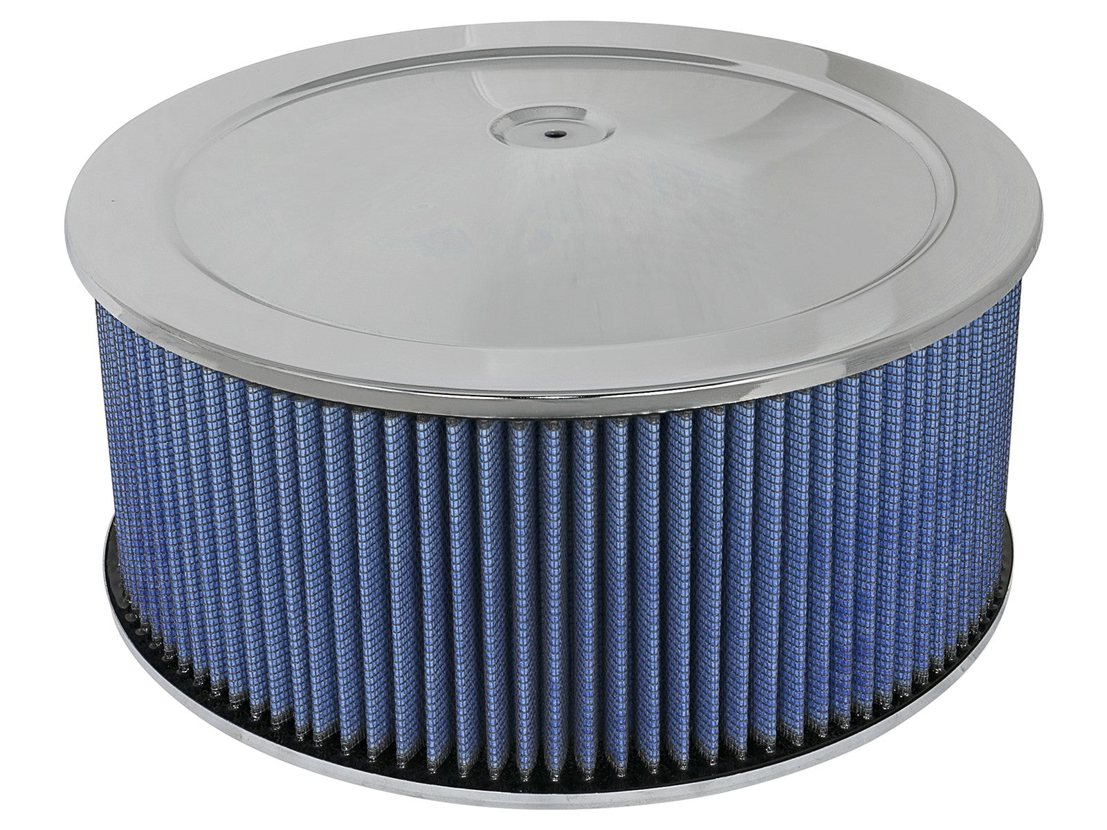 Magnum FLOW Round Racing Air Filter w/ Pro 5R Media 14 IN OD x 6 H IN w/ Expanded Metal and Chrome Pans