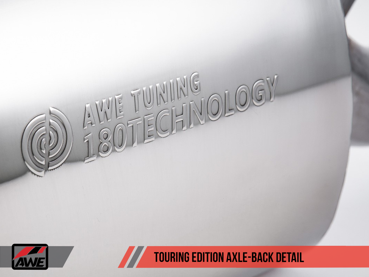 AWE Touring Edition Axle-back Exhaust for BMW F3X 28i / 30i, Single Side - Chrome Silver Tips (80mm)