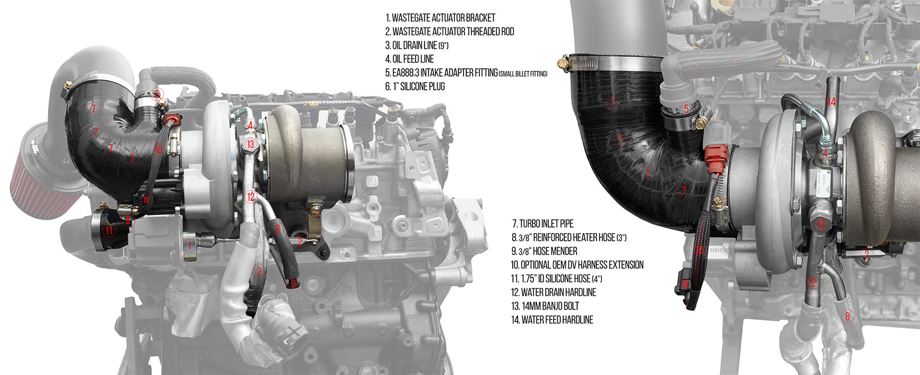 CTS Turbo MQB BOSS V2 MK7 GTI/Golf R/8V S3/8V A3