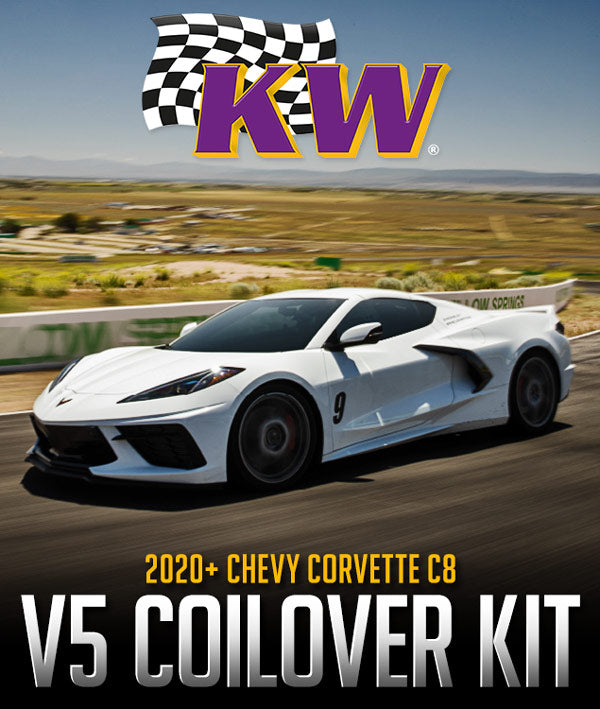 KW SUSPENSIONS VARIANT 5 COILOVER KIT: 2020+ CHEVROLET CORVETTE C8