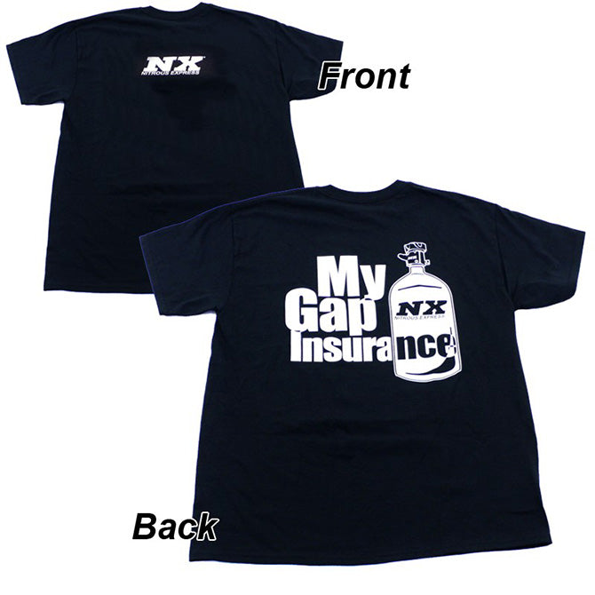 LARGE BLACK NX Gap Insurance T-SHIRT