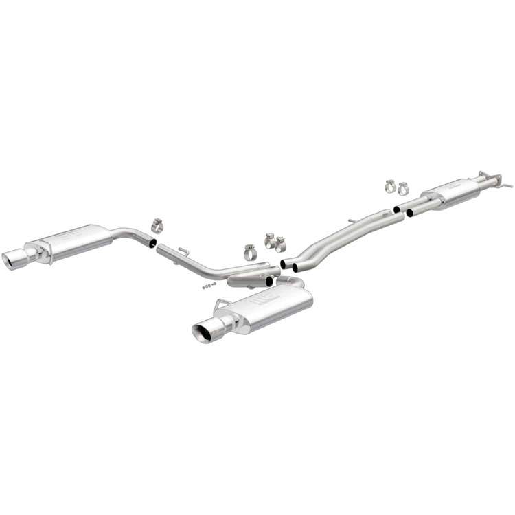 MagnaFlow Cat-Back 15-16 Lincoln MKS 3.7L V6 2.25in SS Polished Tip