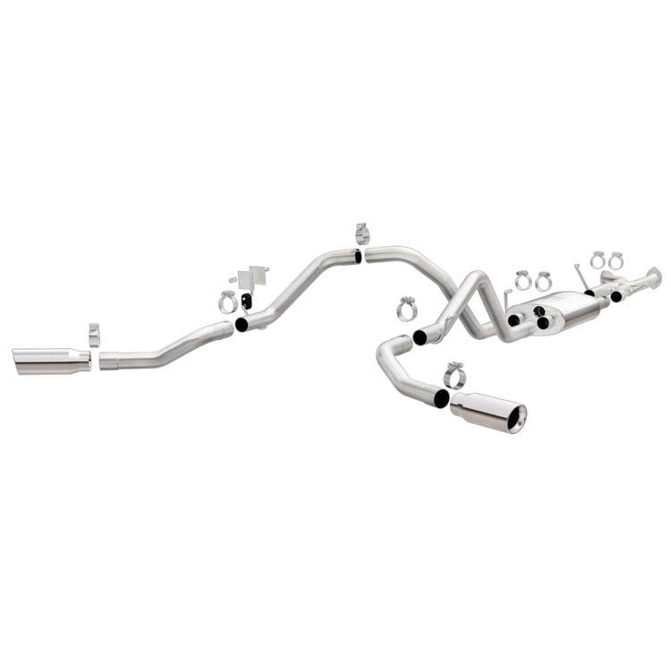 MagnaFlow Cat-Back 07-09 Toyota Tundra SC LB / CC SB 5.7L V8 SS 2.5 Dual Split Rear 4in Tip