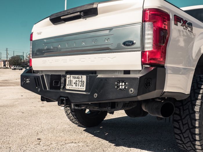 Road Armor 17-20 Ford F-250 SPARTAN Rear Bumper - Tex Blk - 0