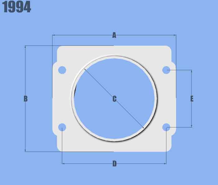 MAF Adapter Subaru - 3" Inlet I.D. Filter