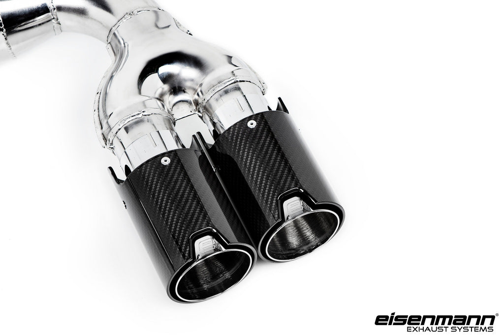 Eisenmann BMW F85 X5M / F86 X6M Race Performance Exhaust - 4x90mm Carbon