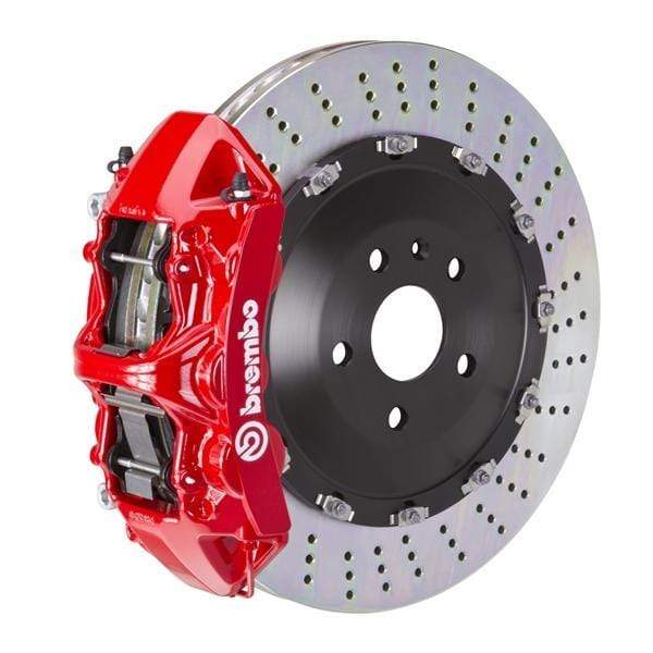 Brembo GT Systems 405x34 2-Piece 6-Piston Red Drilled Front