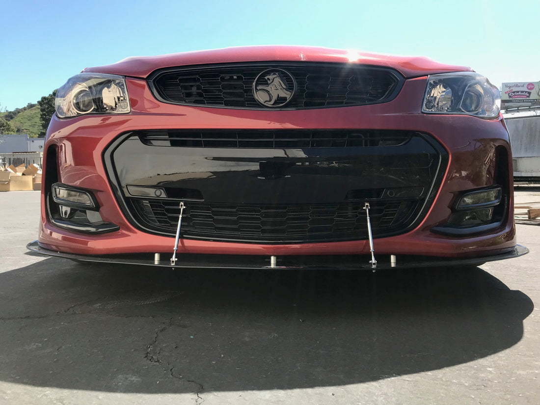 CARBON FIBER Wind Splitter With Rods Chevy SS 2014-17 - 0