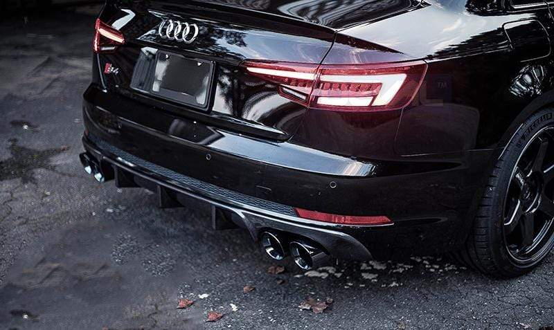 DEVAL B9 S4 Carbon Fiber Rear Diffuser - 0