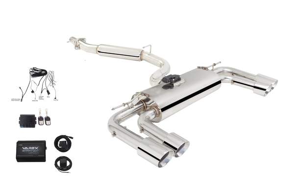 XForce 3" Stainless Steel Cat-Back System With Varex Muffler Amd Smartbox | Audi 8V S3 Sedan