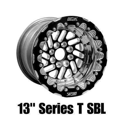 Belak 13x11 / 5in BS / 4x100 BP / High Pad / Series Twisted Wheel - Double Beadlock