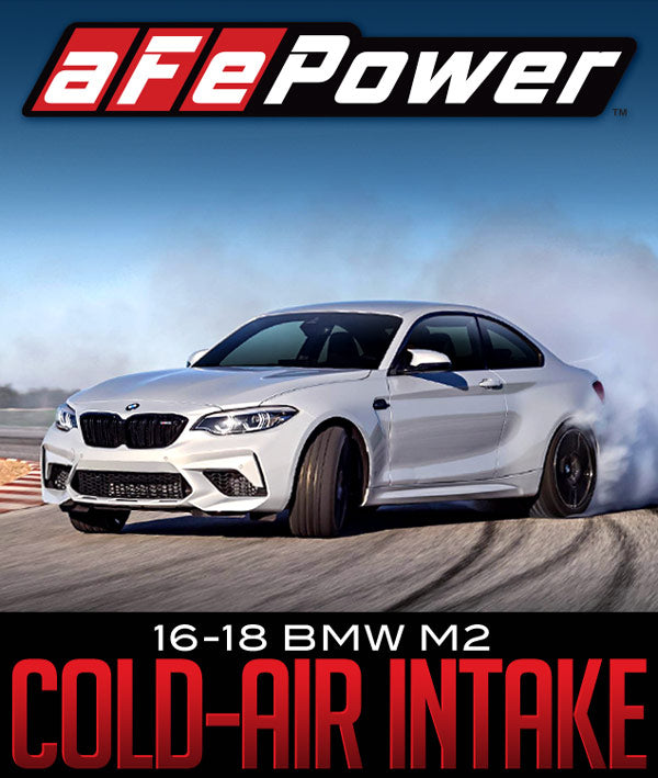 AFE POWER BLACK SERIES COLD-AIR INTAKE SYSTEM: 2016–2018 BMW M2