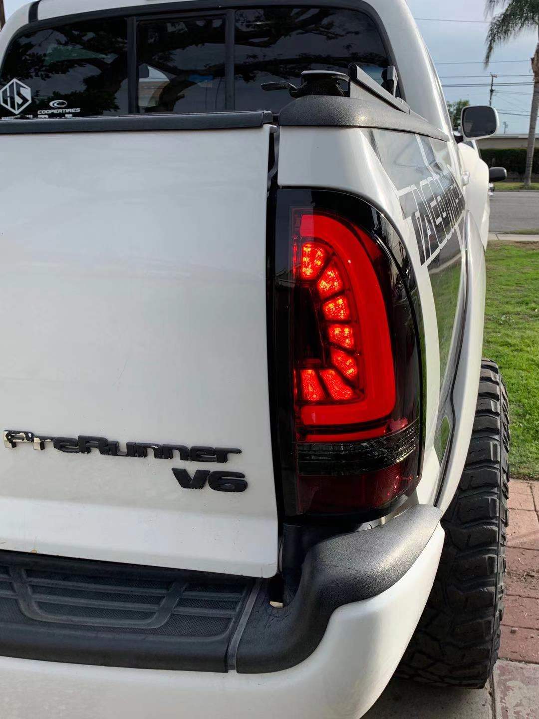 AlphaRex 05-15 Toyota Tacoma PRO-Series LED Tail Lights Jet Black