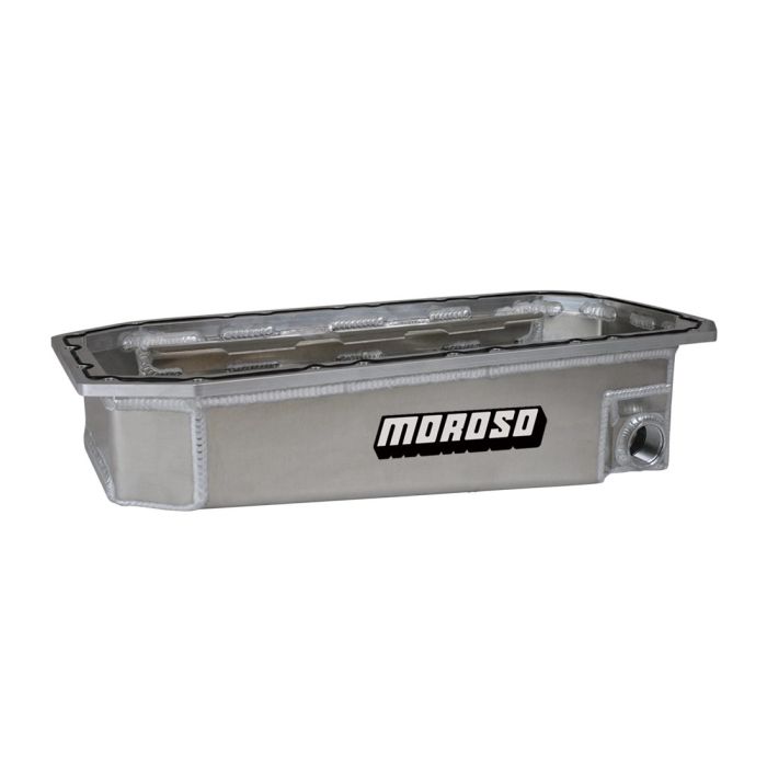 Moroso AJPE TFX 96/TFX 2000/TFX 2002 Funny Car Wet Sump 4.25in-6.25in Aluminum Oil Pan