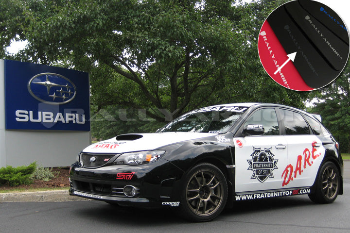 2008-14 Subaru STI Black UR Mud Flaps