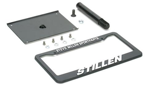 STILLEN FRONT LICENSE PLATE BRACKET 03-04 350Z W/16MM TOW HOOK THREAD DIA. (STOC