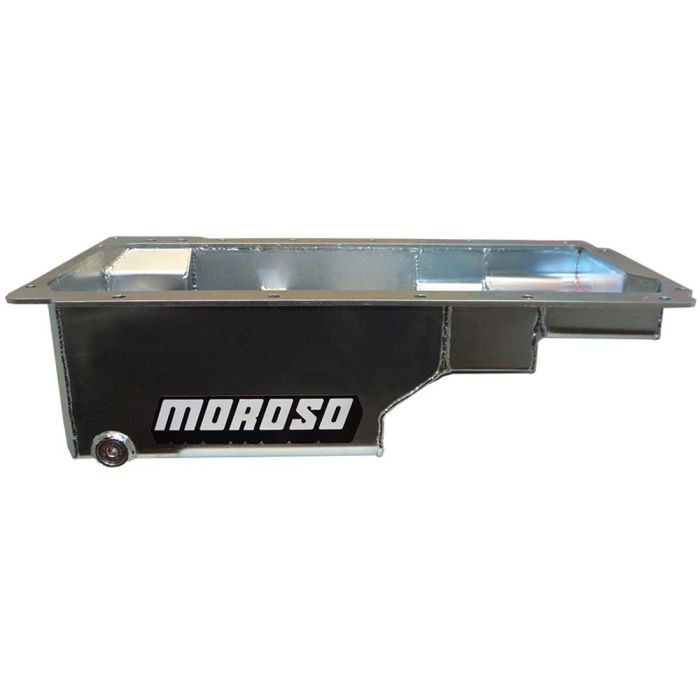 Moroso GM LS Swap (w/Rear Sump & Spin-On Oil Filter Adapter) Wet Sump 7qt 6in Steel Oil Pan