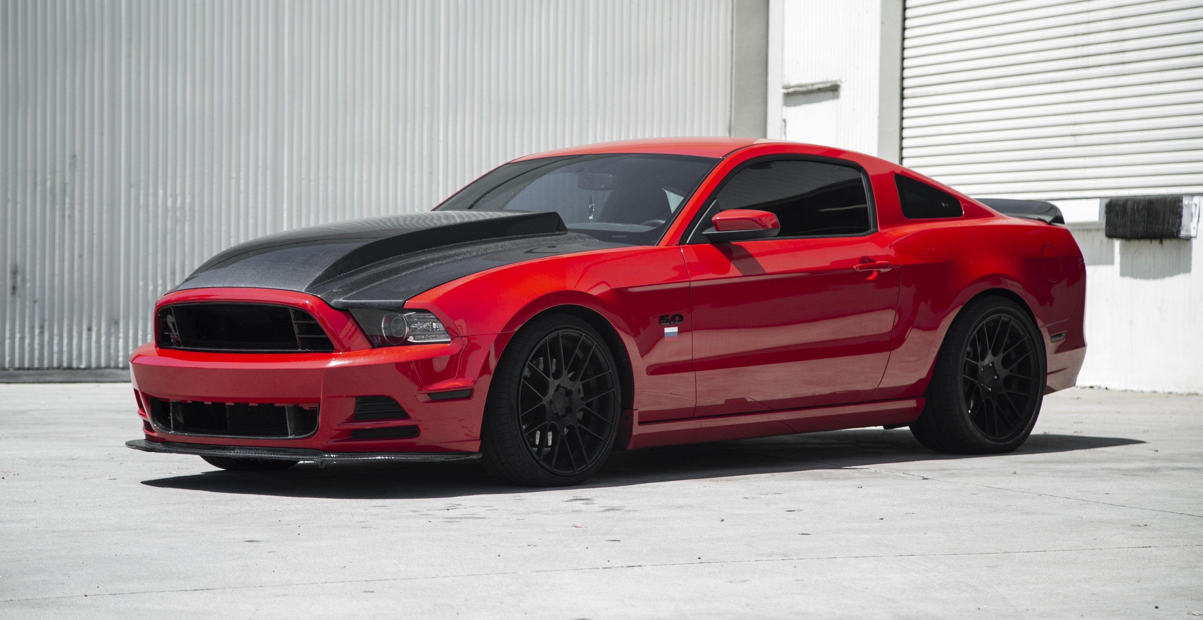 Anderson Composites 2013-2014 Ford Mustang Type-CJ Carbon Fiber Cowl Hood