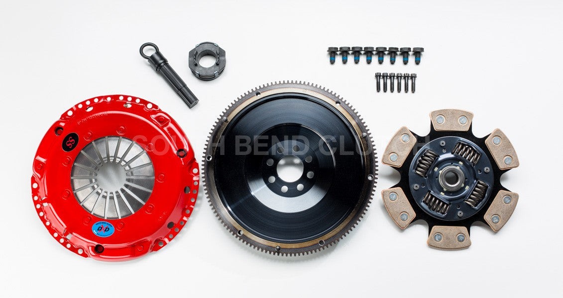 South Bend / DXD Racing Clutch 14+ VW Jetta 1.8L TSI Stage 3 Drag Clutch Kit w/ Flywheel