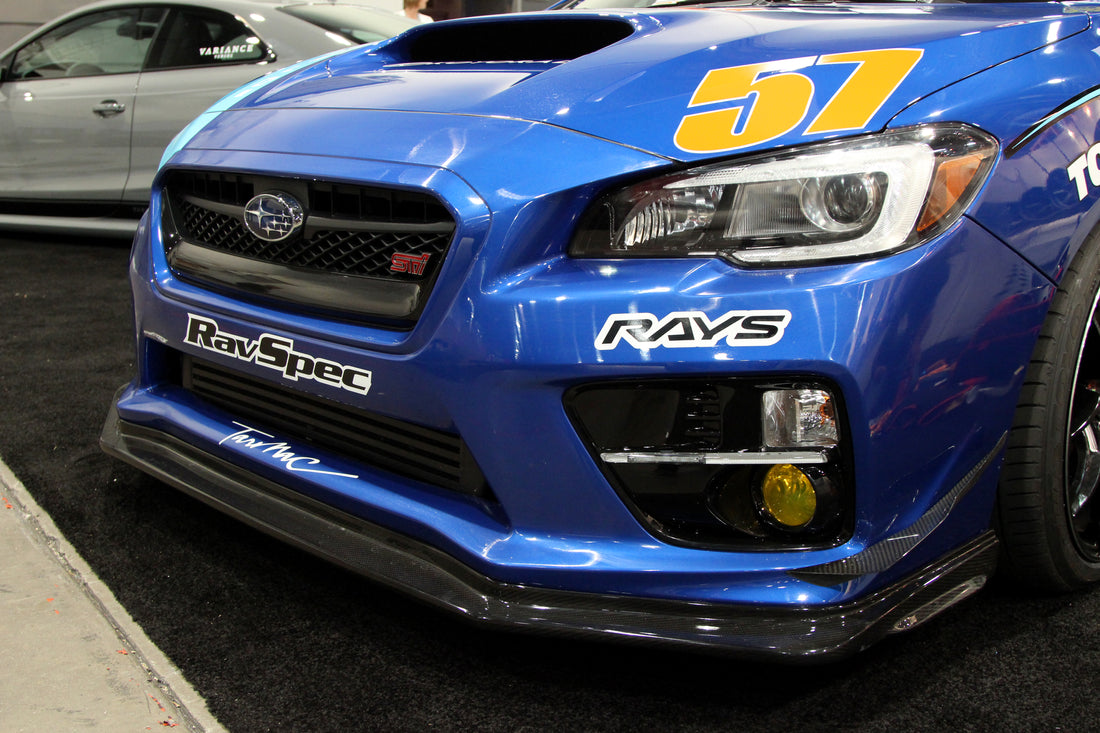 CARBON FIBER Front Bumper Canards Subaru WRX/STI 2015-UP - 0