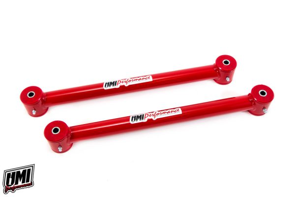 UMI Performance 82-02 GM F-Body Tubular Non-Adjustable Lower Control Arms - Red