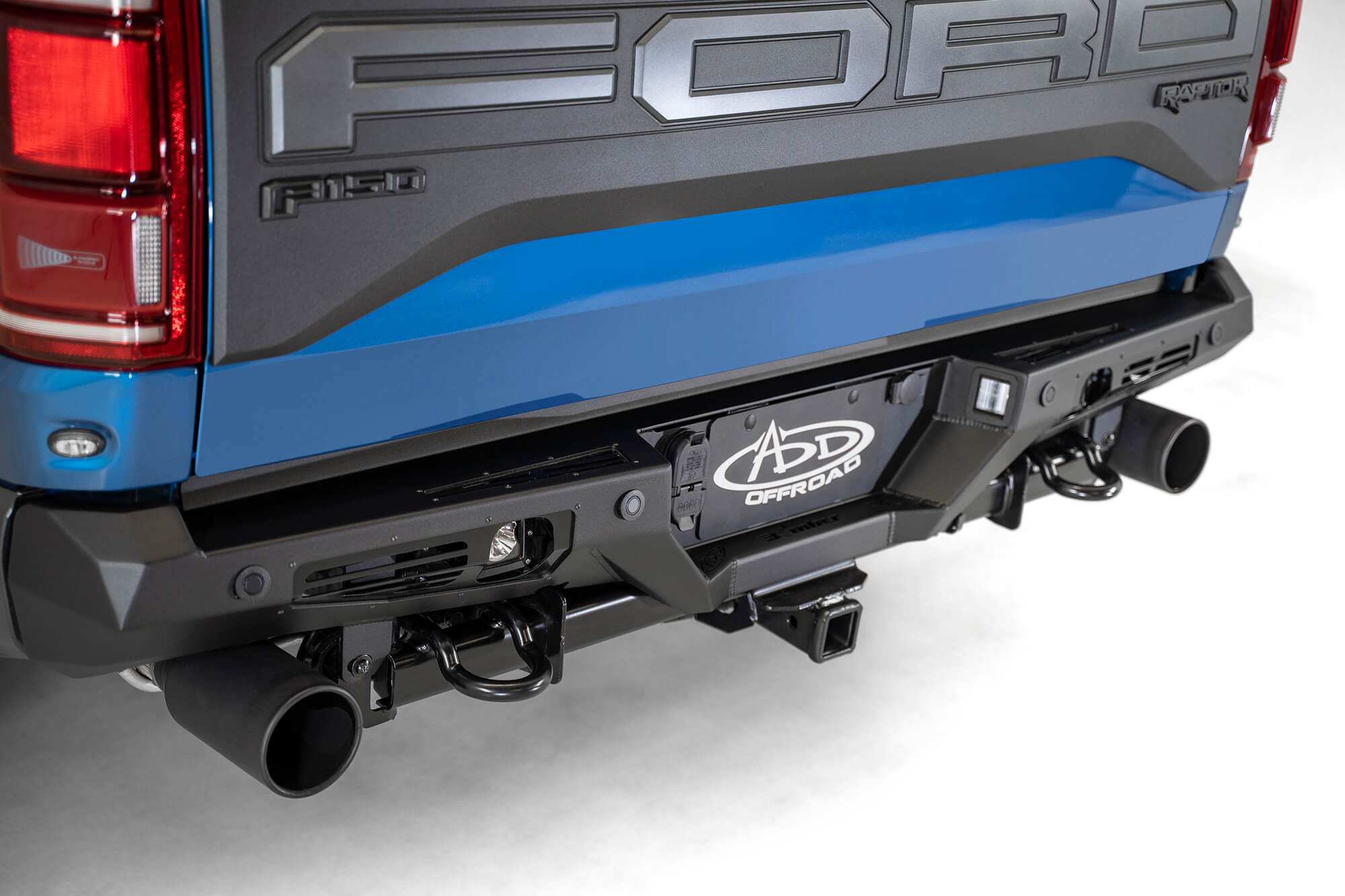 Addictive Desert Designs 17-20 Ford Raptor F-150 Bomber Rear Bumper w/ Backup Sensor Cutouts