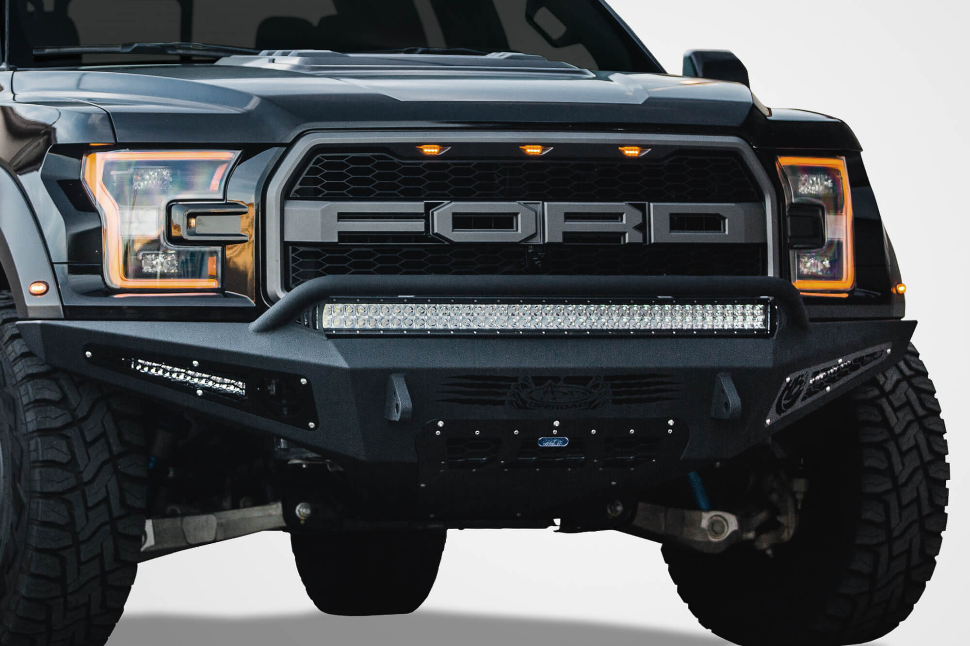 Addictive Desert Designs 17-18 Ford F-150 Raptor HoneyBadger Front Bumper