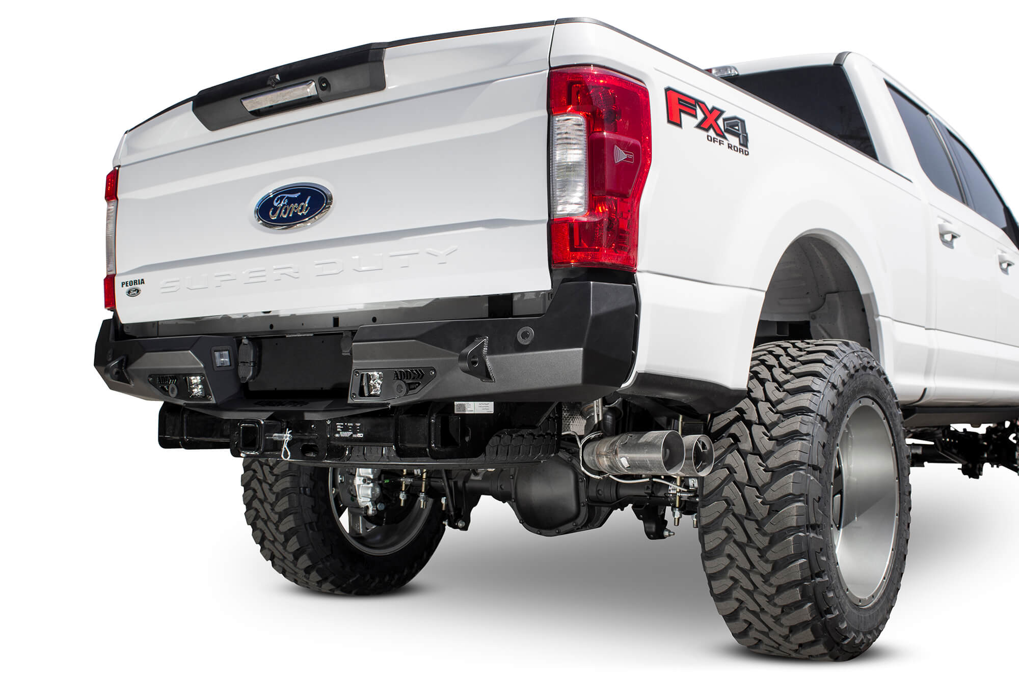 Addictive Desert Designs 17-18 Ford F-250 Raptor Stealth Fighter Rear Bumper w/ Backup Sensor Cutout