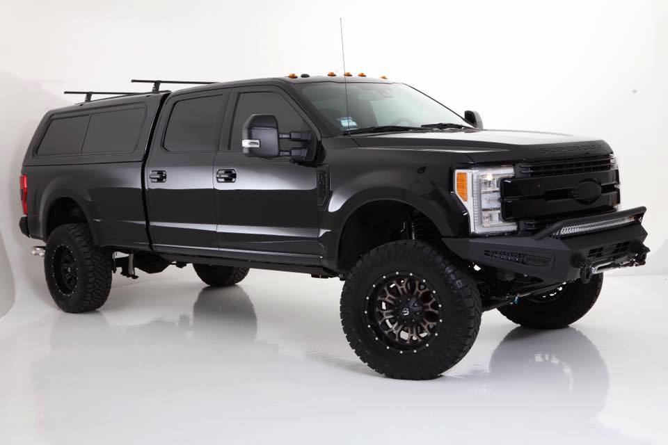 Addictive Desert Designs 17-18 Ford F-250 HoneyBadger Front Bumper w/ Winch Mount