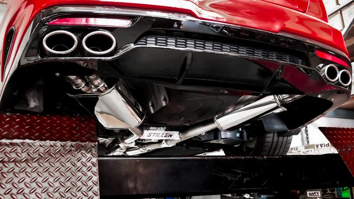 STILLEN CAT-BACK EXHAUST: 18-19 KIA STINGER GT RWD/AWD - 0