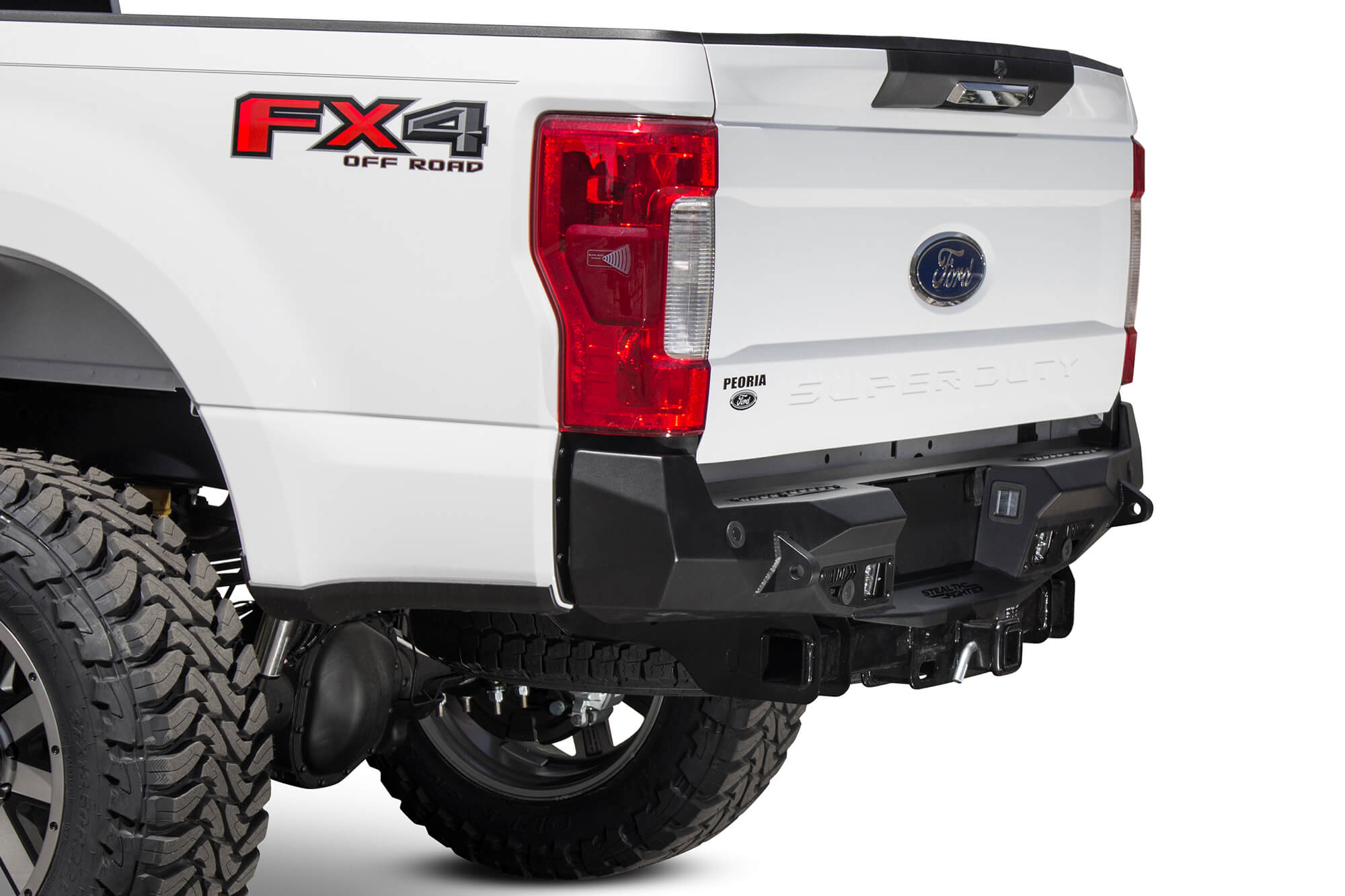 Addictive Desert Designs 17-18 Ford F-250 Raptor Stealth Fighter Rear Bumper w/ Backup Sensor Cutout