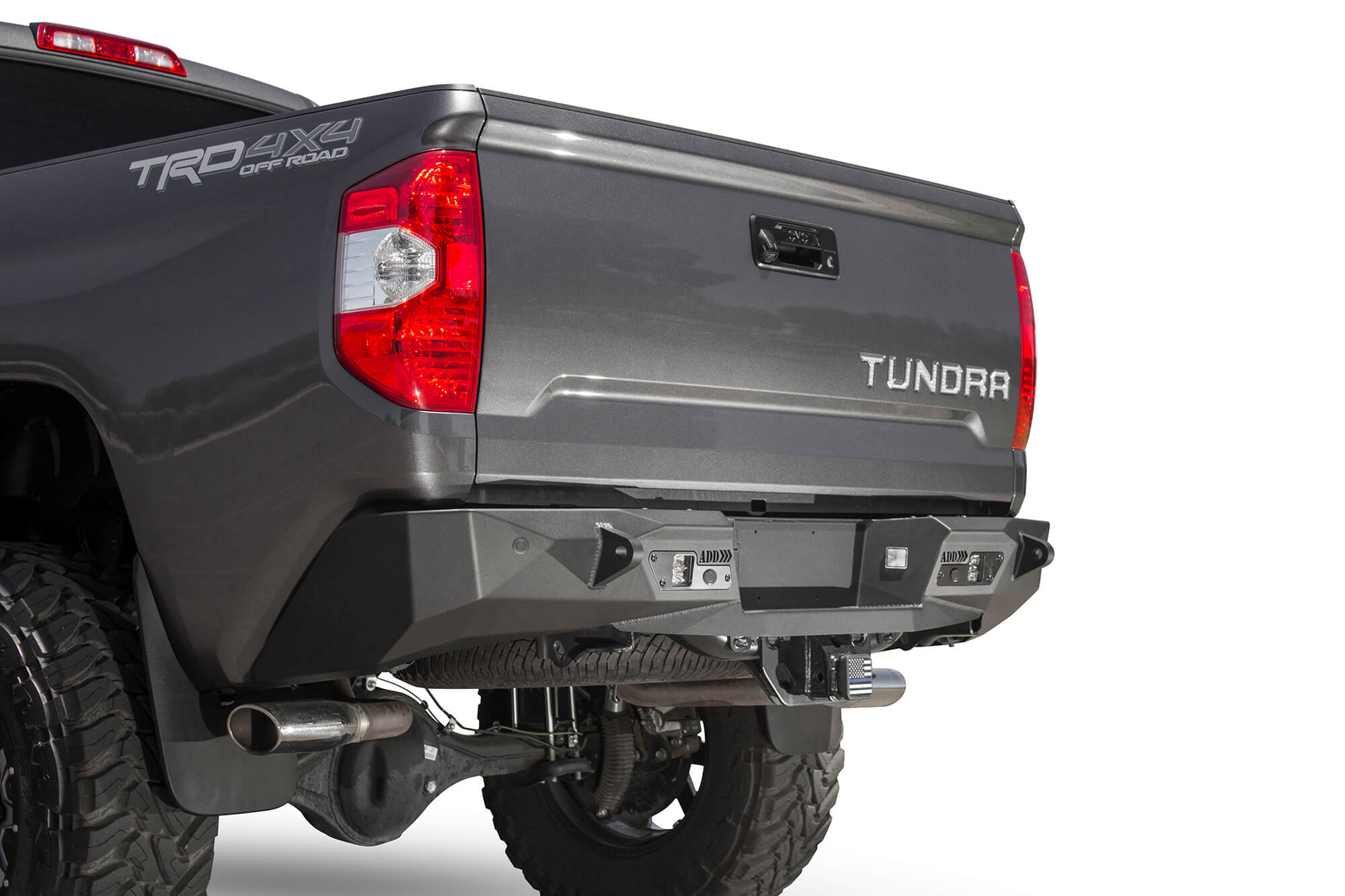 Addictive Desert Designs 2014+ Toyota Tundra Stealth Fighter Rear Bumper w/ Backup Sensor Cutouts