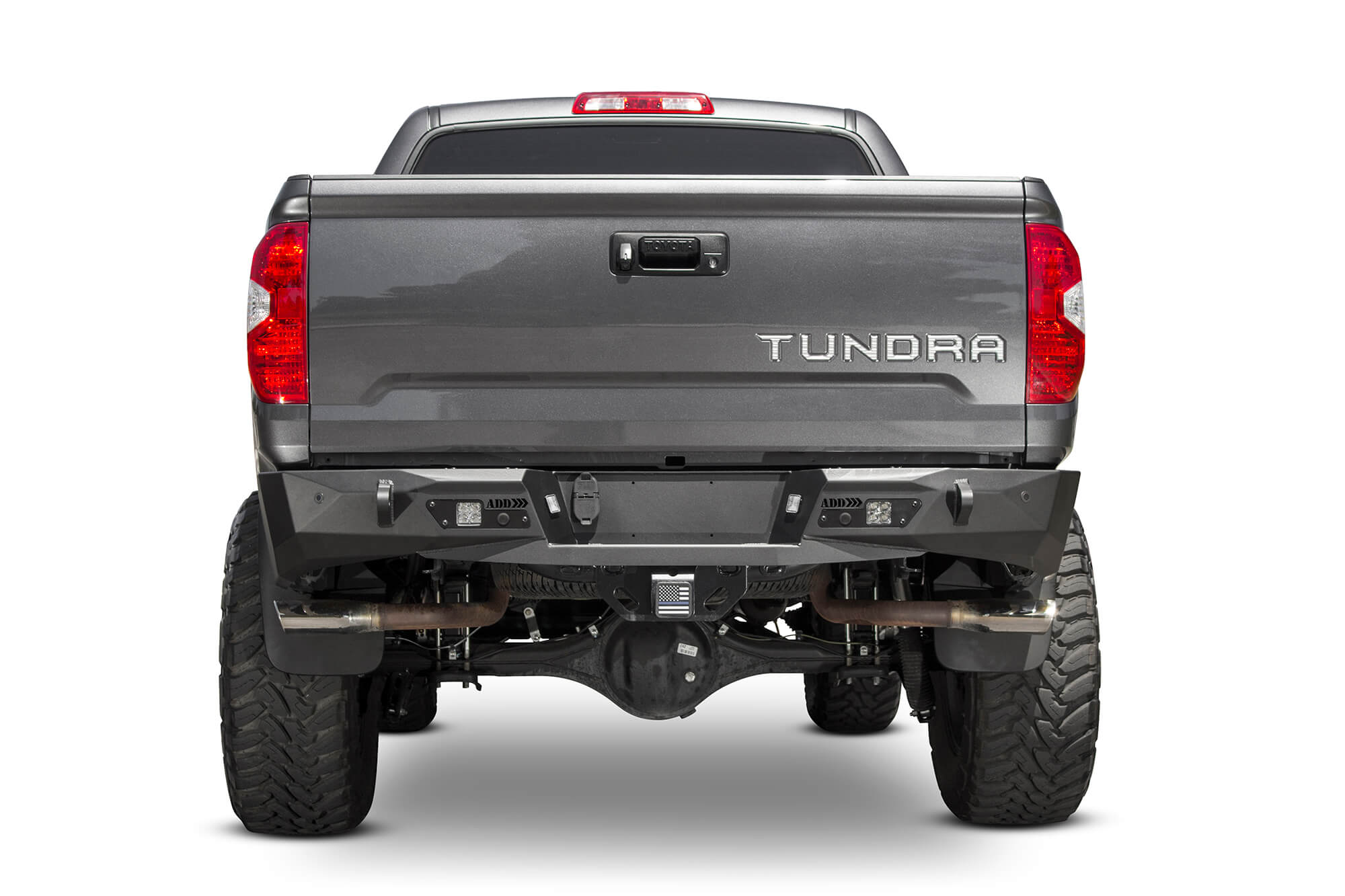 Addictive Desert Designs 2014+ Toyota Tundra Stealth Fighter Rear Bumper w/ Backup Sensor Cutouts