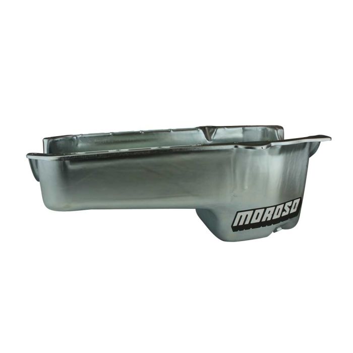 Moroso 86-Up Chevrolet Small Block (w/Passenger Side Dipstick) Wet Sump 6qt 8.25in Steel Oil Pan