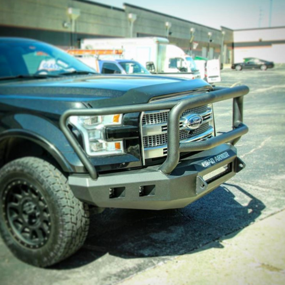 Road Armor 15-17 Ford F-150 Stealth Front Bumper w/Lonestar Guard - Tex Blk - 0