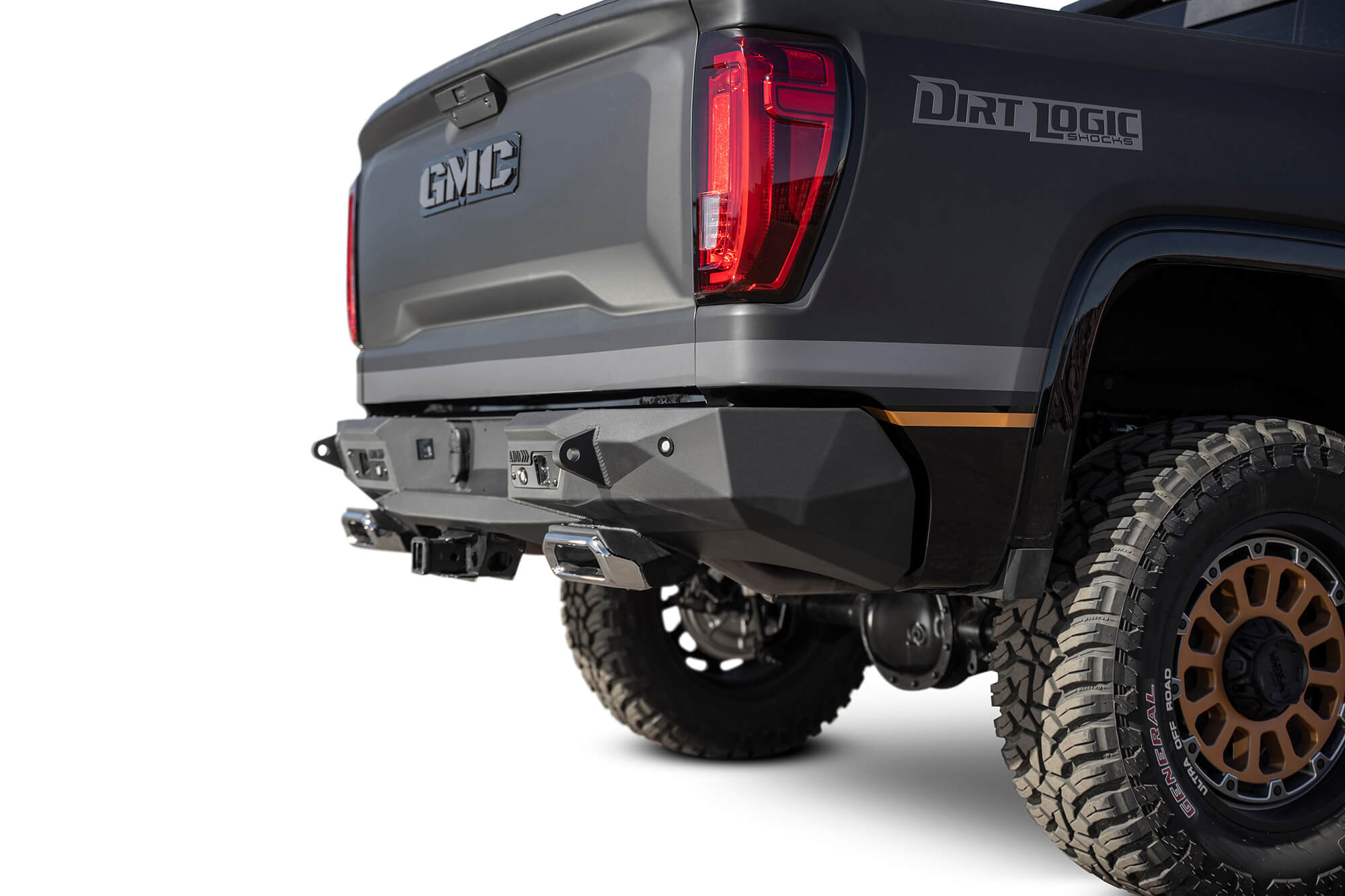 Addictive Desert Designs 19-20 GM 1500 Stealth Fighter Rr Bumper w/ Backup Sensor Cutouts