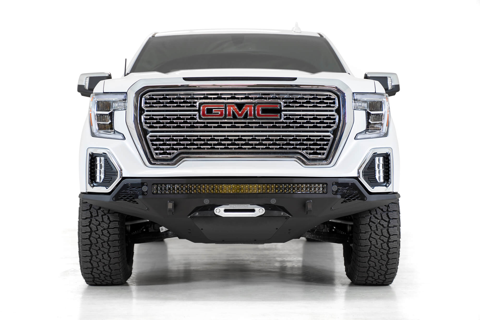 Addictive Desert Designs 2019 GMC Sierra 1500 SF Front Bumper w/ Winch Mount&Sensor Cutout