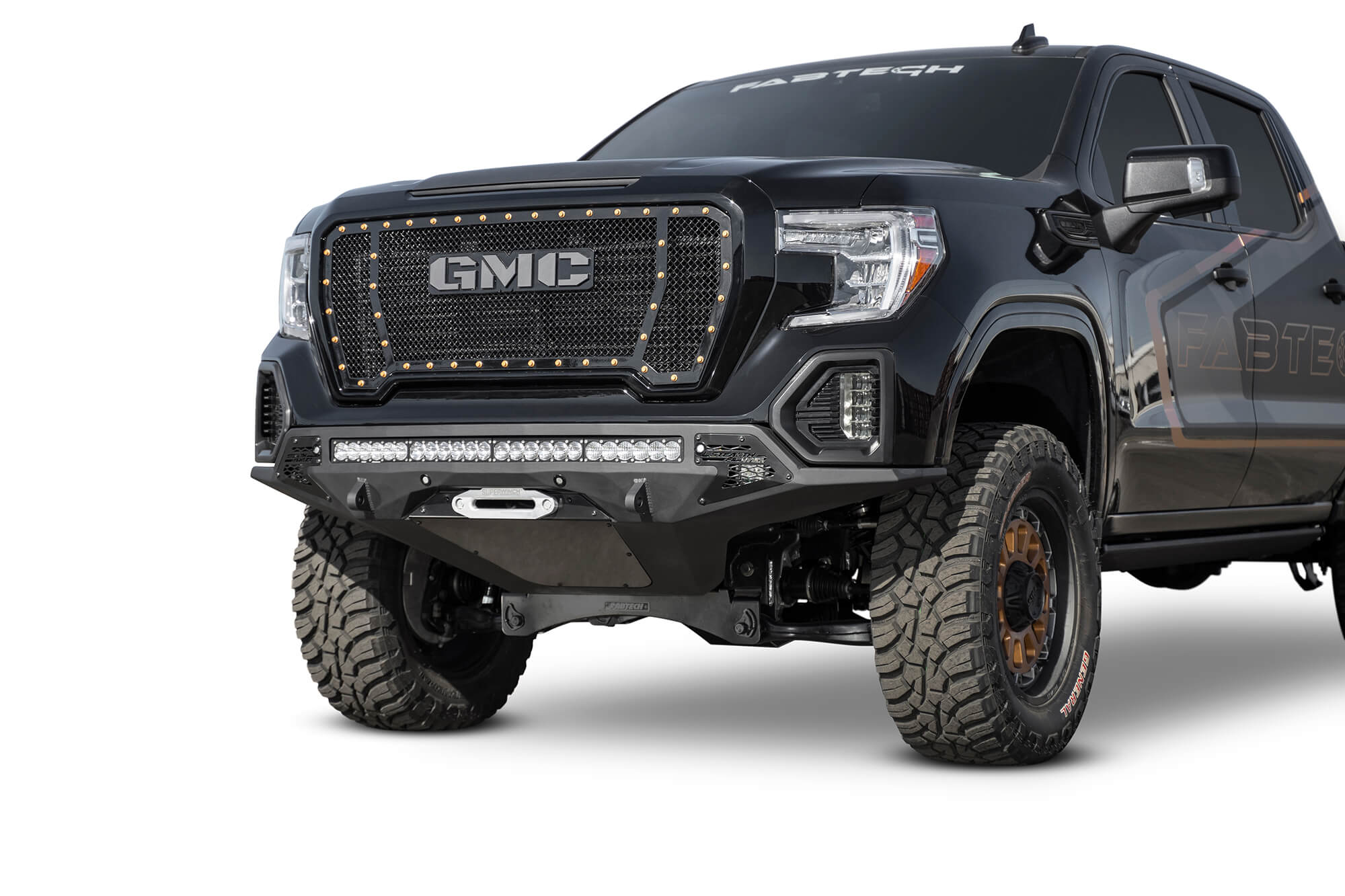 Addictive Desert Designs 2019 GMC Sierra 1500 SF Front Bumper w/ Winch Mount&Sensor Cutout