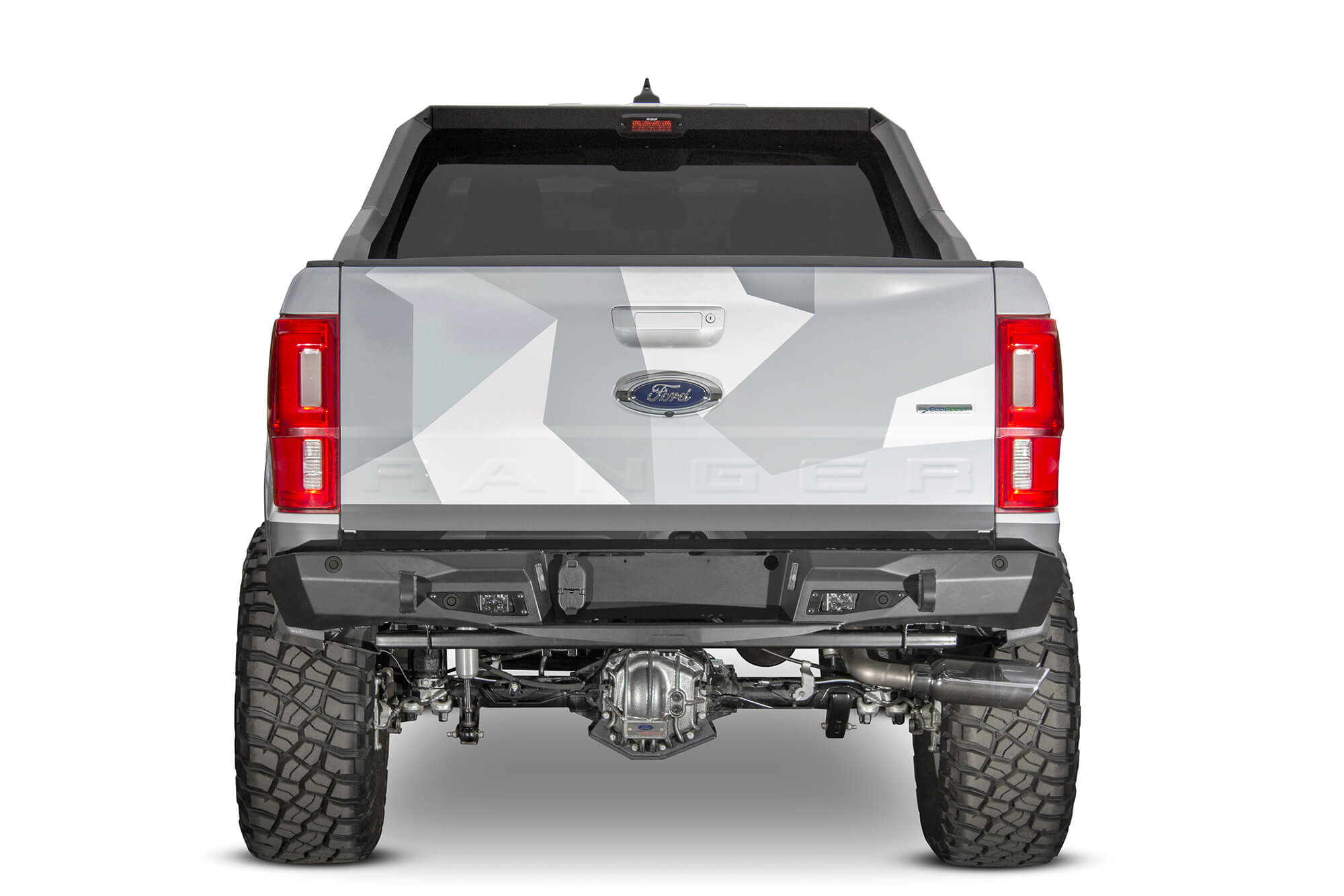 Addictive Desert Designs 2019 Ford Ranger Stealth Fighter Rear Bumper w/ Backup Sensor Holes